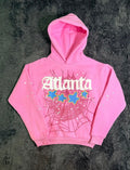 Pink Atlanta sp5der hoodie