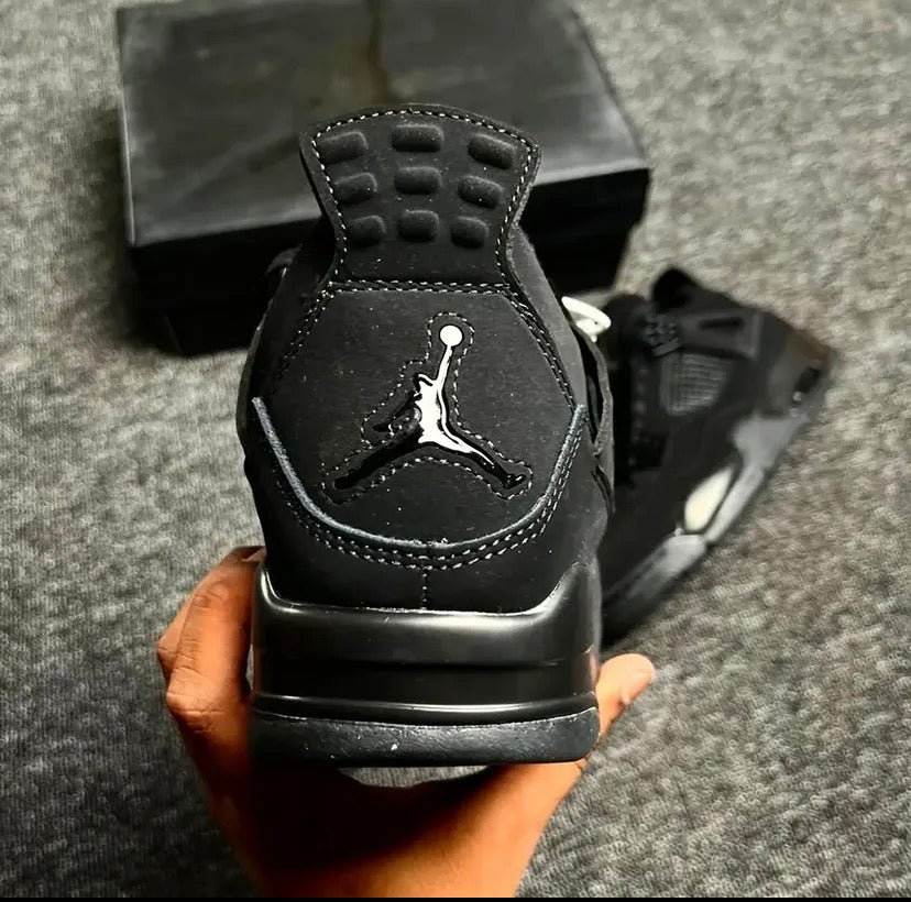 Black Jordan 4’s